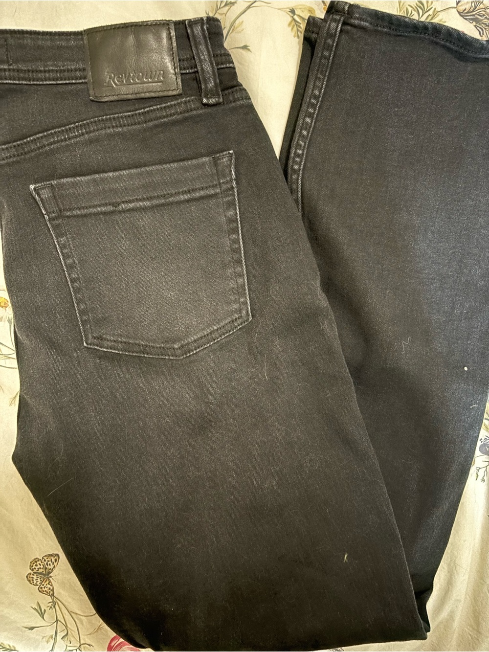 Revtown Men's Black Jeans - Classic Straight Fit